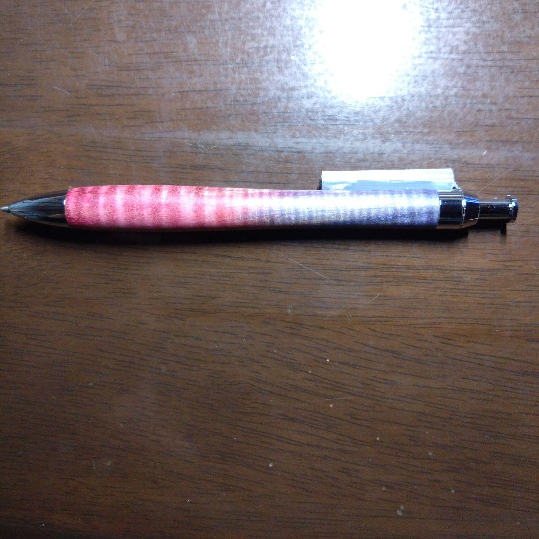 美品　YI工房 スタビライズドウッド シャープペンシル 栃縮杢