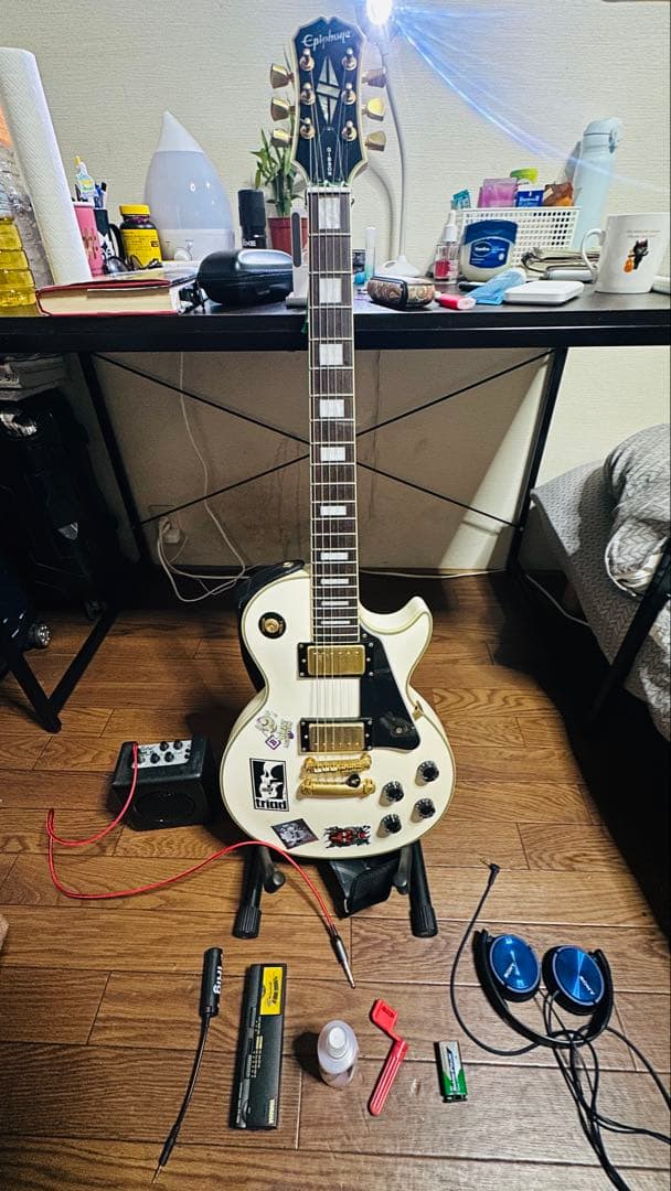 レスポールスタイル エレキギター ホワイト