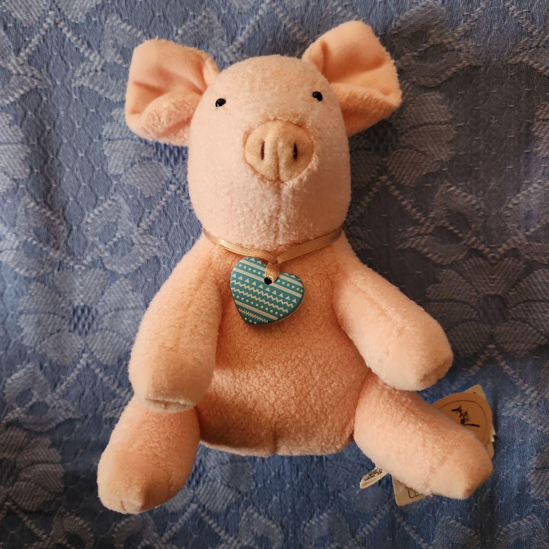 【美品】モンスイユ　タグ付き　ショコラ　ぶた　ぬいぐるみ