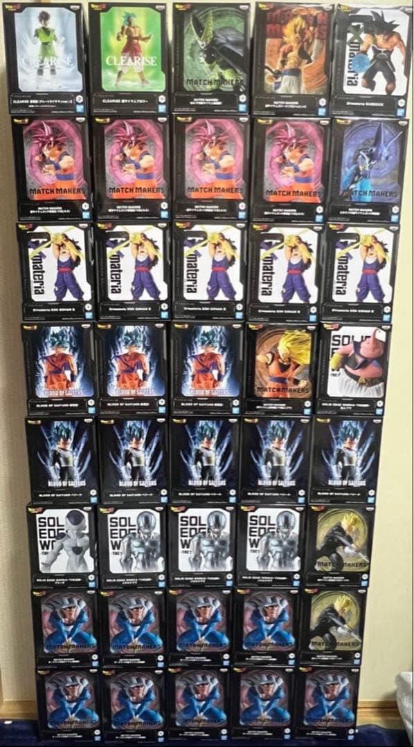ドラゴンボールZ フィギュアMATCH MAKERS Gmateria 等40体