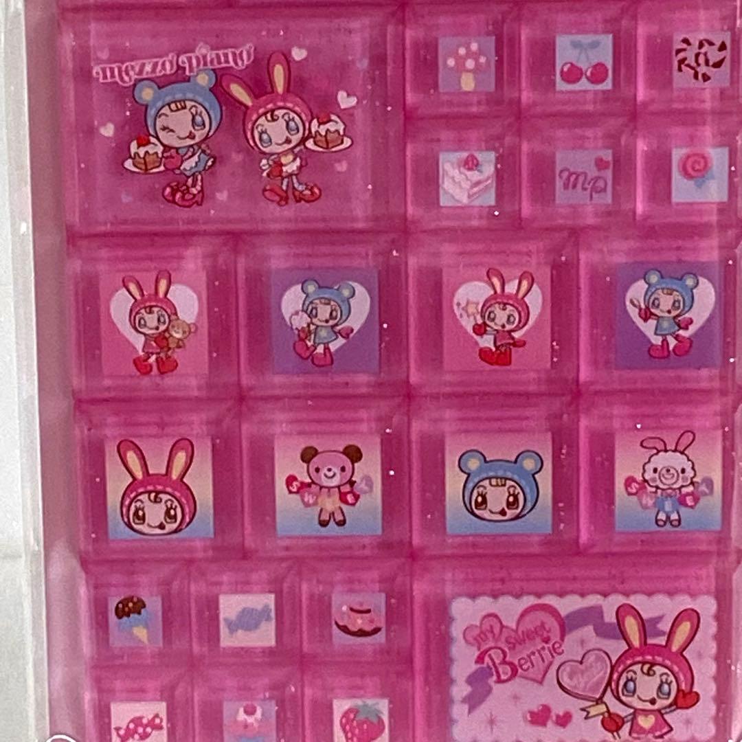 mezzo piano デニムポーチ　カードケース　タイルシールシール