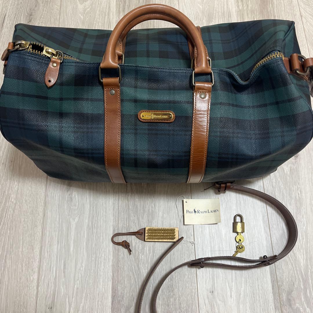 RALPH LAUREN 2way ボストンバッグ レザー