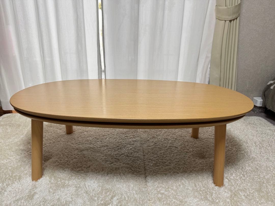 無印良品　楕円こたつ　小　ＭＪーKDS2ーＮ