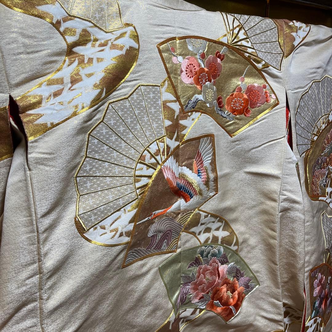 打掛　色打掛　西陣織　金地