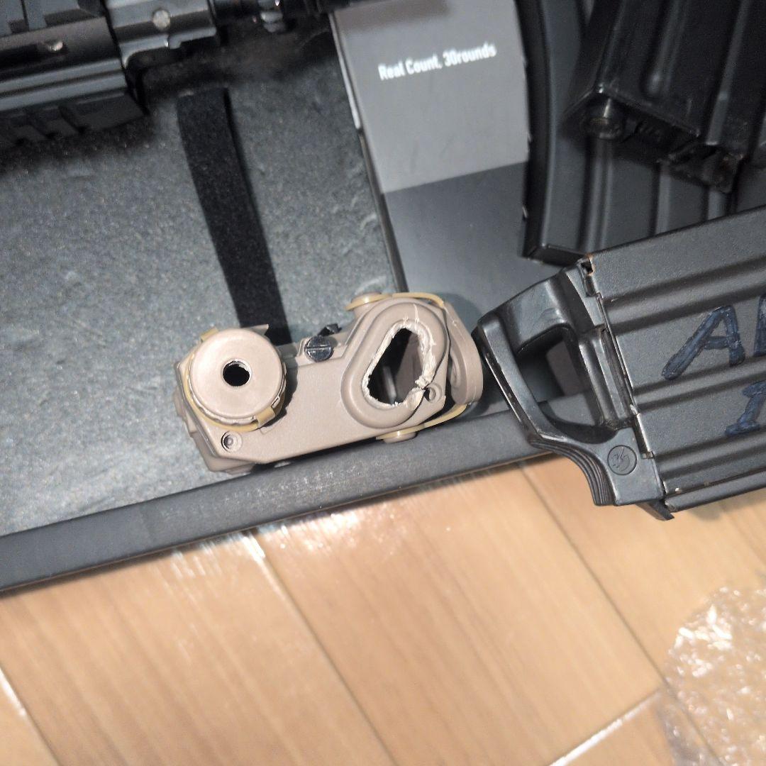 東京マルイ　次世代電動ガン HK416C カスタム　予備マガジン　リポバッテリー
