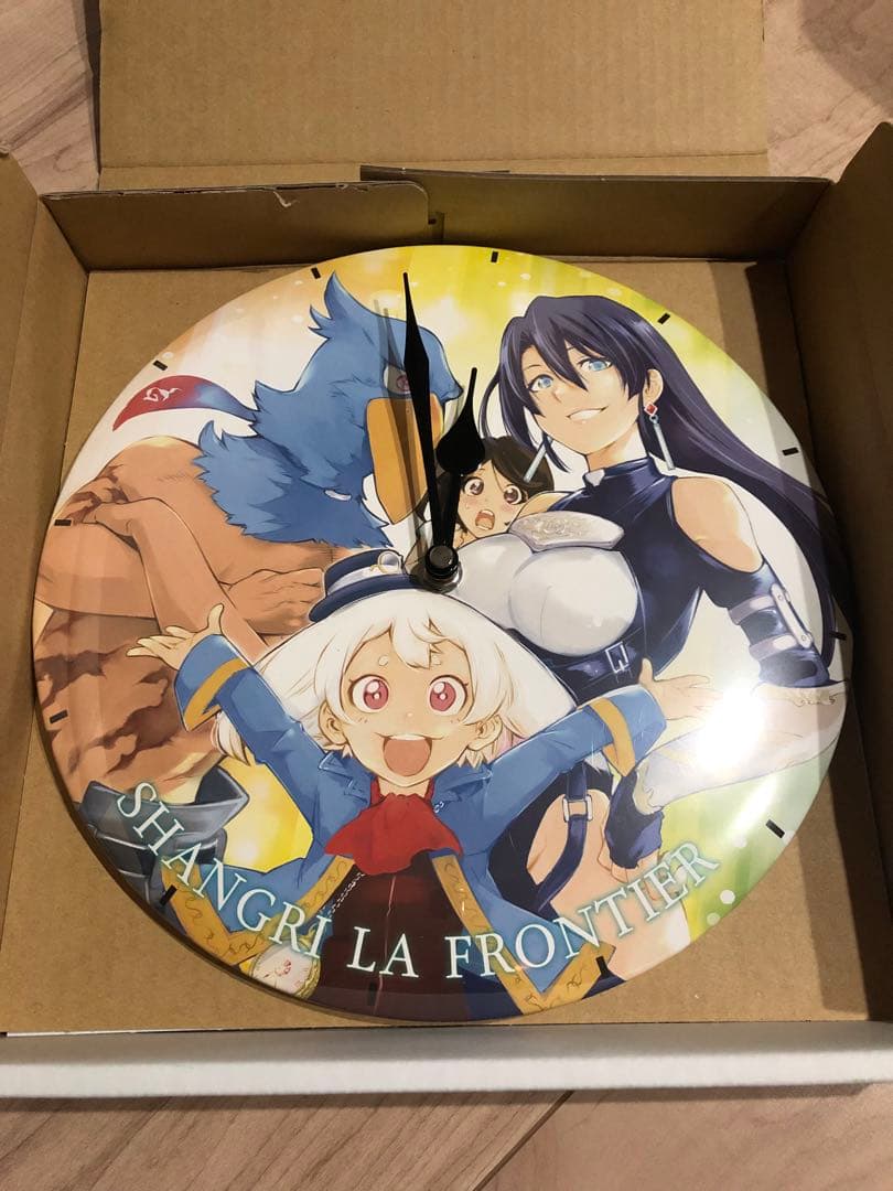 シャンフロ　缶バッジ時計　少年マガジン　抽プレ　当選品　プロモ　エムル　サンラク