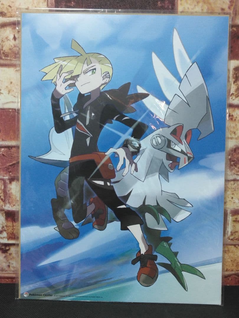 ポケモン　ミニポスター　リーリエ　グラジオ　ルザミーネ