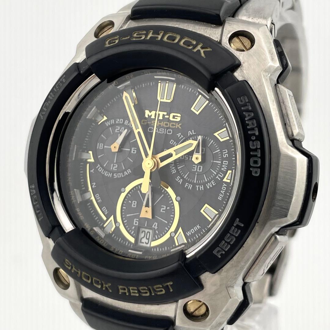 【稼働】カシオ　G-SHOCK 電波時計　腕時計　MTG-1000G メンズ