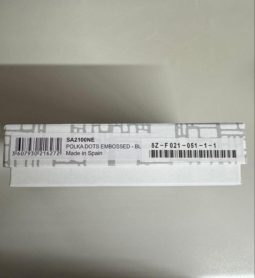 コムデギャルソン ポルカドット L字 ジップ 二つ折り財布