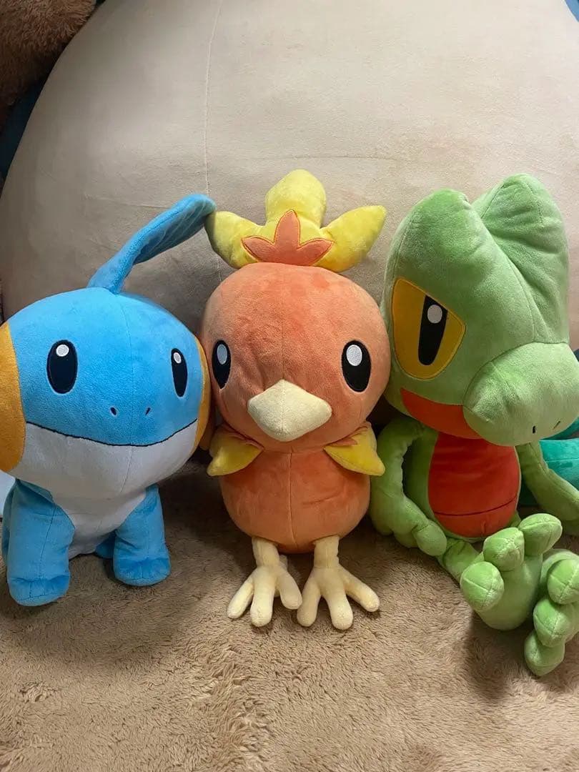 ホウエン御三家 等身大ぬいぐるみ