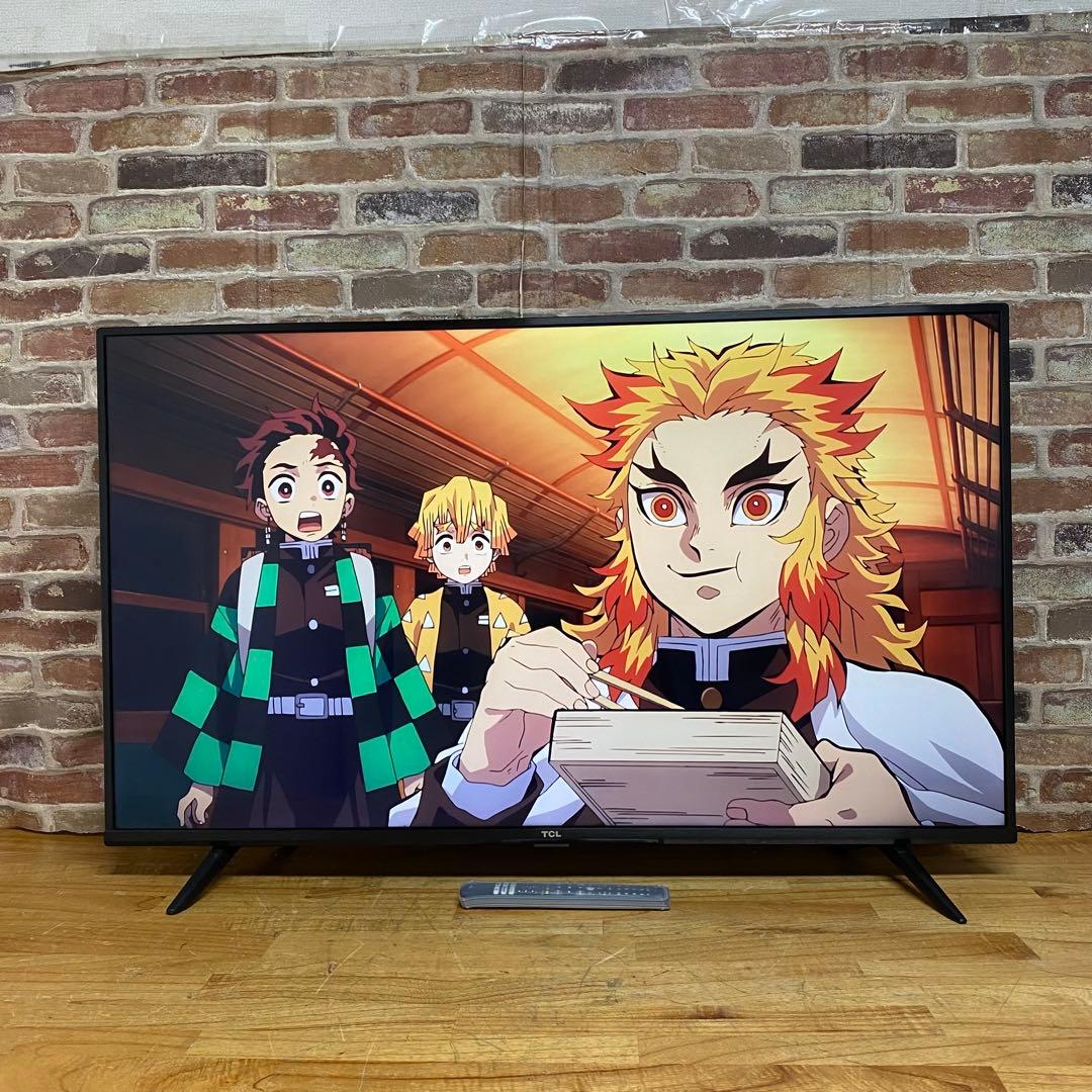 TCL 50V型 4K 液晶テレビ スマートテレビ 50P615 動画配信アプリ