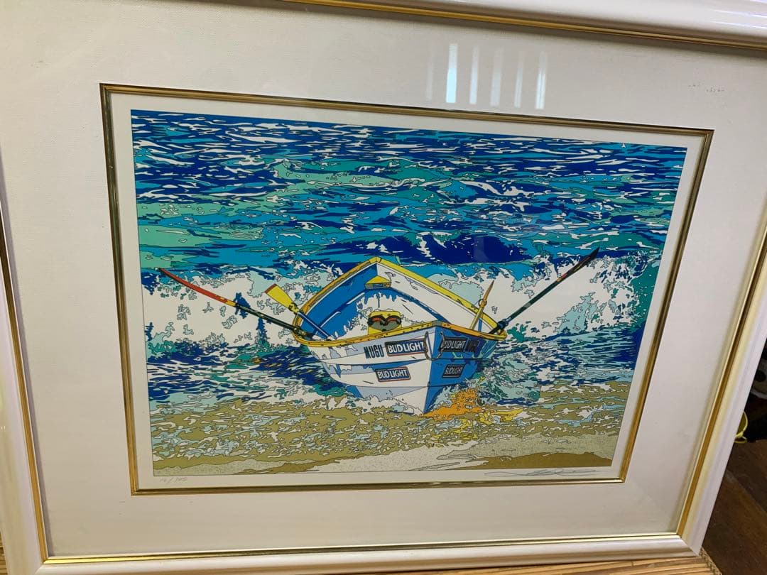 鈴木英人　リトグラフ　直筆サイン入り