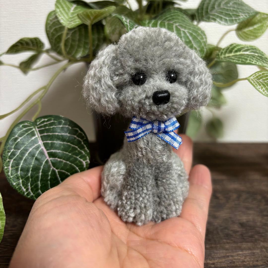 ★ちぃ　動物ぽんぽん　手のひらサイズのトイプードル