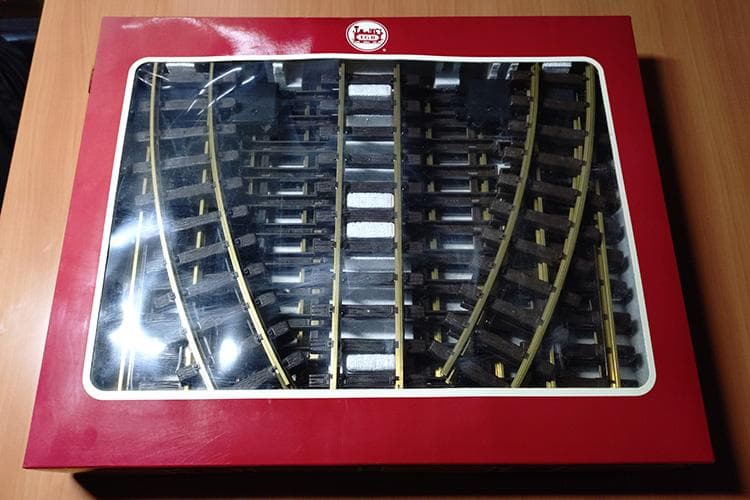 【LGB レーマン Gゲージ】　ポイント付きレールセット 19902