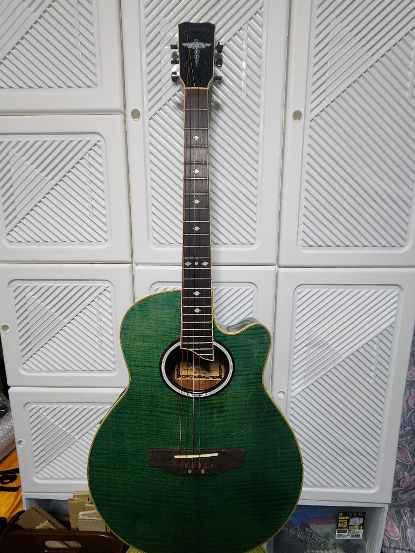 Cadenza EA-40 CB アコースティックギター　グリーン