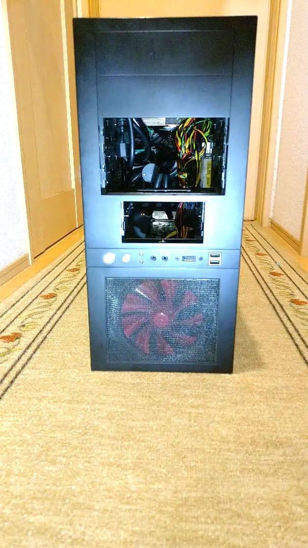 ミドルタワーPCケース MSIグラフィックカード付き ジャンク