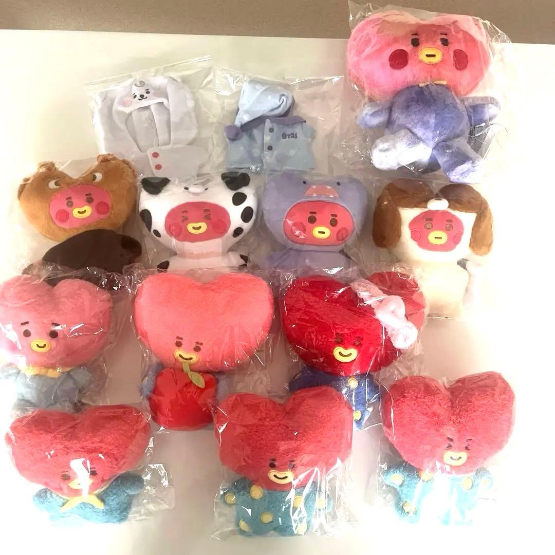 bt21公式TATAぬいぐるみ他30点まとめ売りtayntan v テヒョン