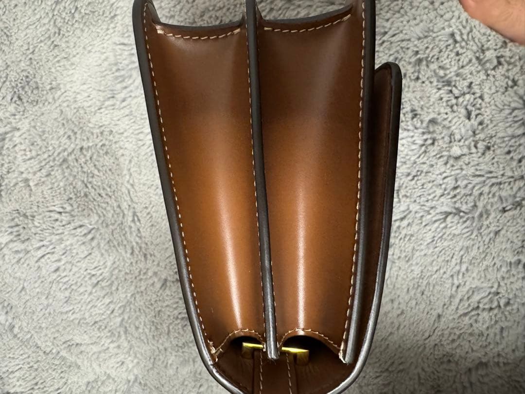 Burberry TB スモール ショルダーバッグ（キャンバス＆レザー）