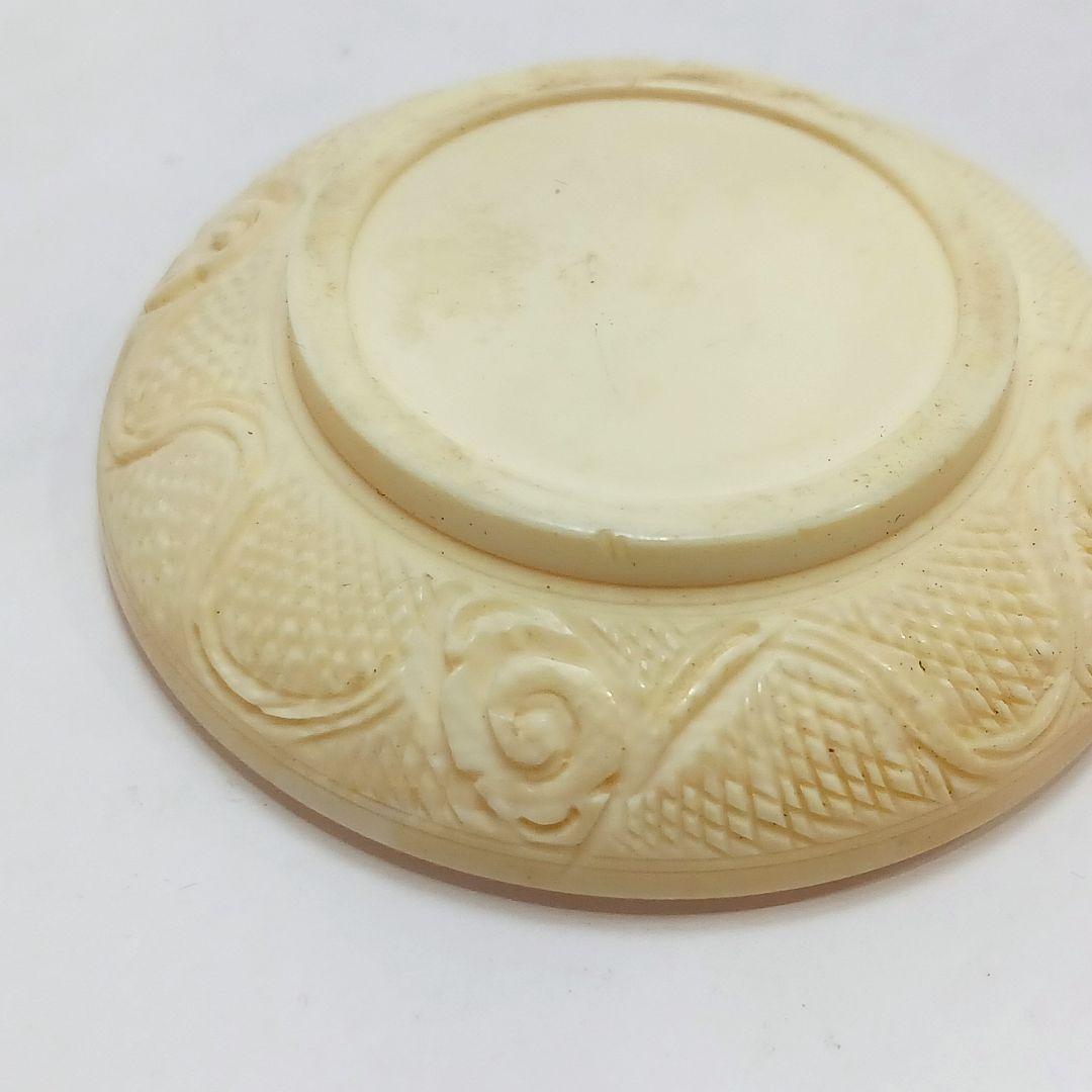 Y3122-65 高級彫刻 雲龍文 香合 33.1g　TTT