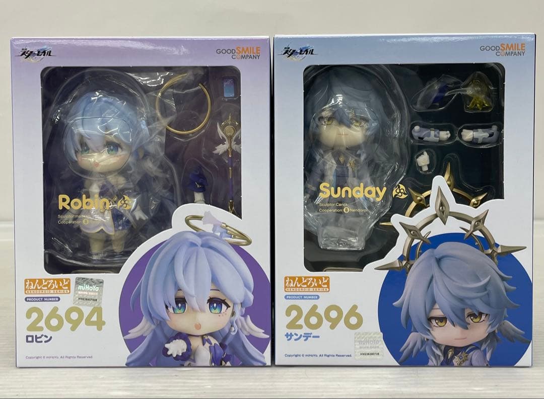 kntoy59-0736 ねんどろいど　サンデー　ロビン　2種セット
