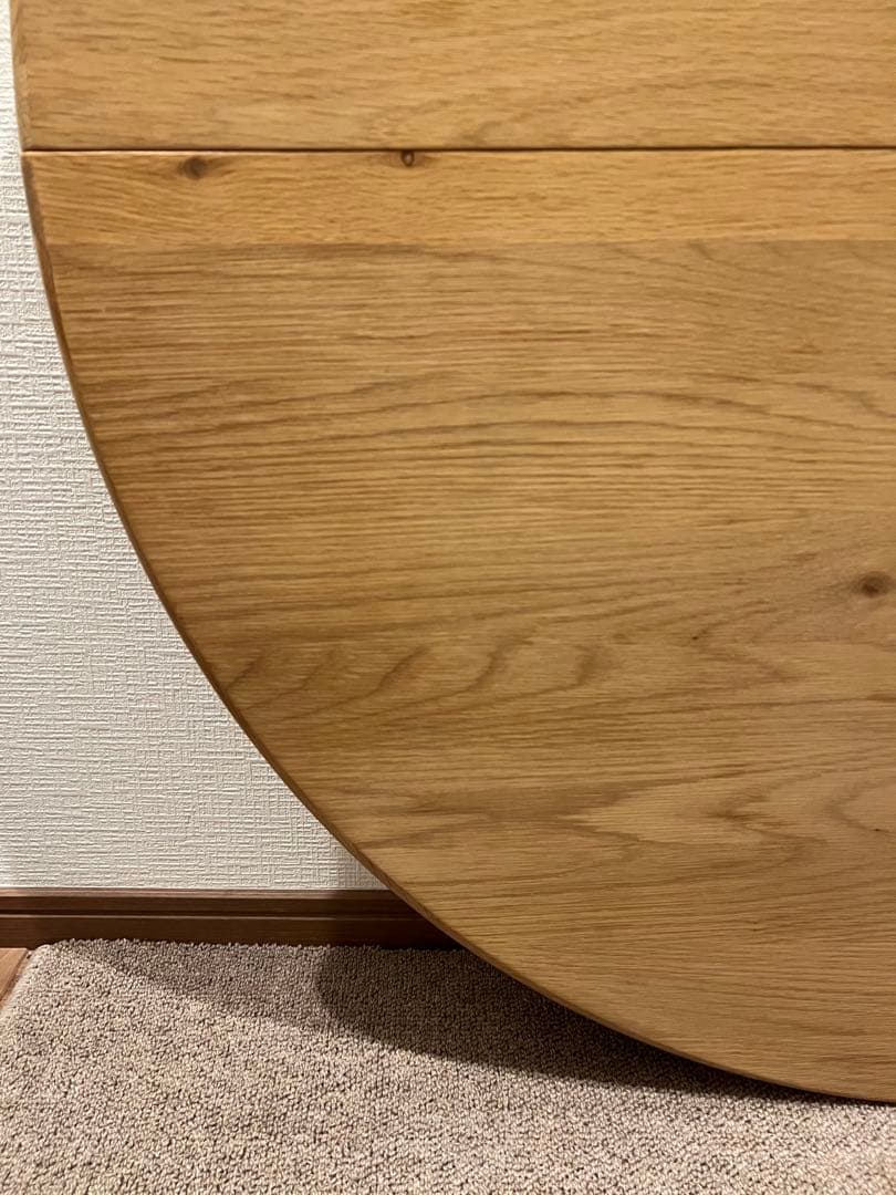 伸長式ダイニングテーブル folk ナチュラル
