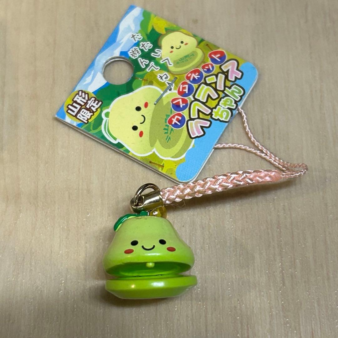 激レア！ラフランスちゃん　山形　ご当地　カスタネット　根付　レトロ