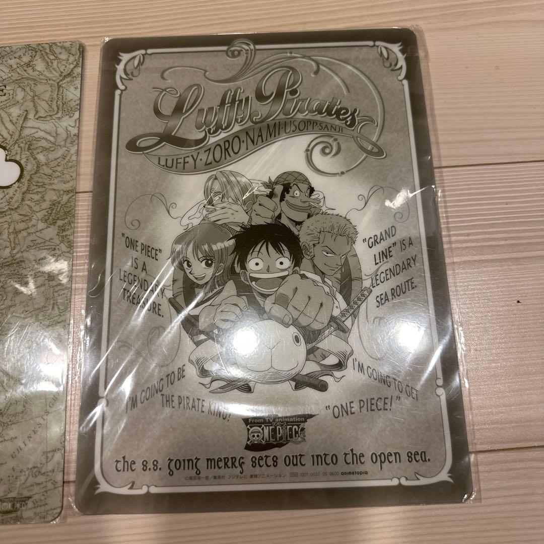 ワンピース　下敷き　2点　レトロ