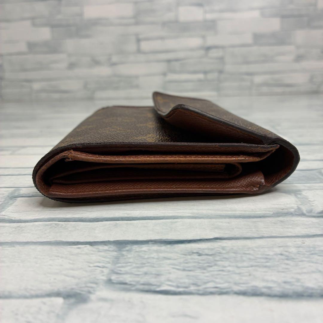 美品　55 LOUIS VUITTON ルイヴィトン　￼三つ折り財布　mt7