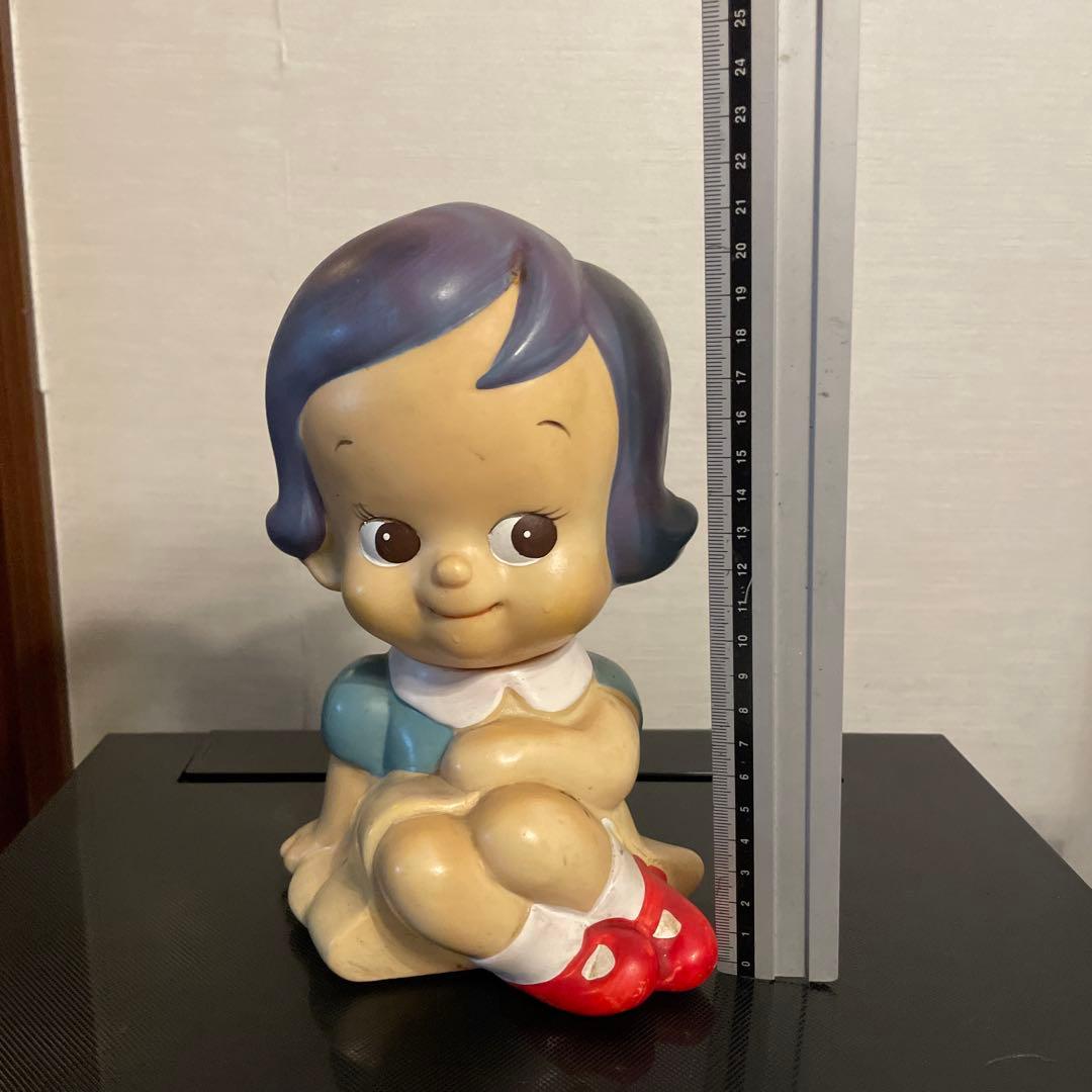値下げ❗️まとめ売り❗️22㎝のばらちゃん座り❗️勧業銀行 ソフビ昭和レトロ