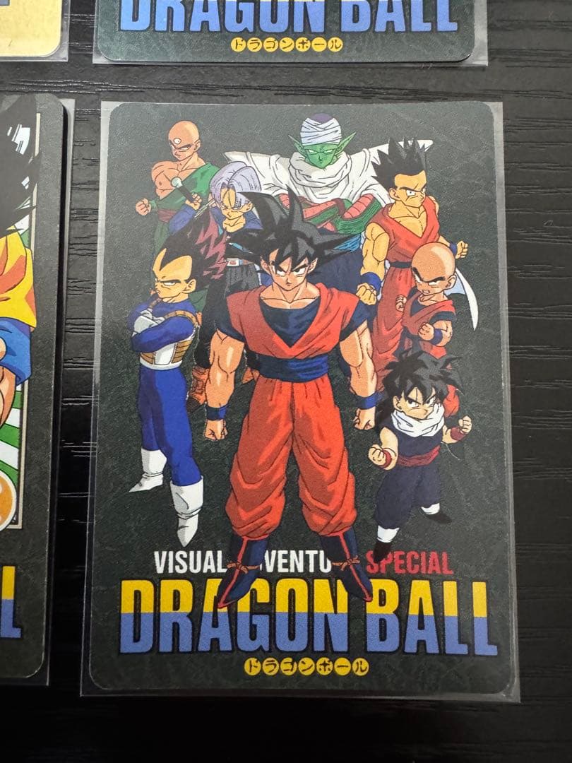 バ*ク様 ビジュアルアドベンチャースペシャル 3枚と台紙１枚 ドラゴンボール