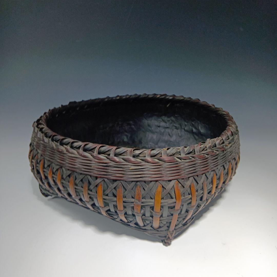 茶道具　竹製　炭籠　2個おまとめ