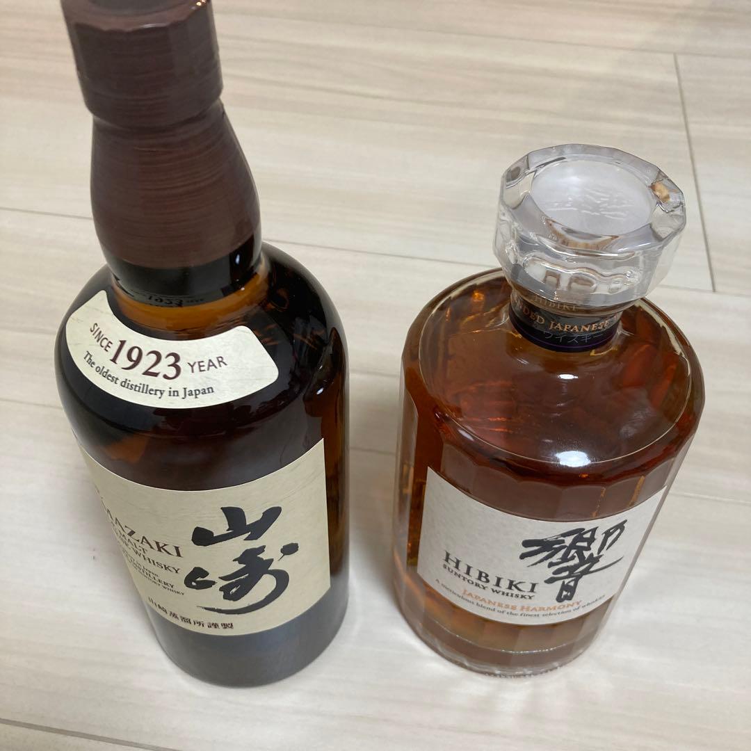 山﨑、響700ml合わせて2本