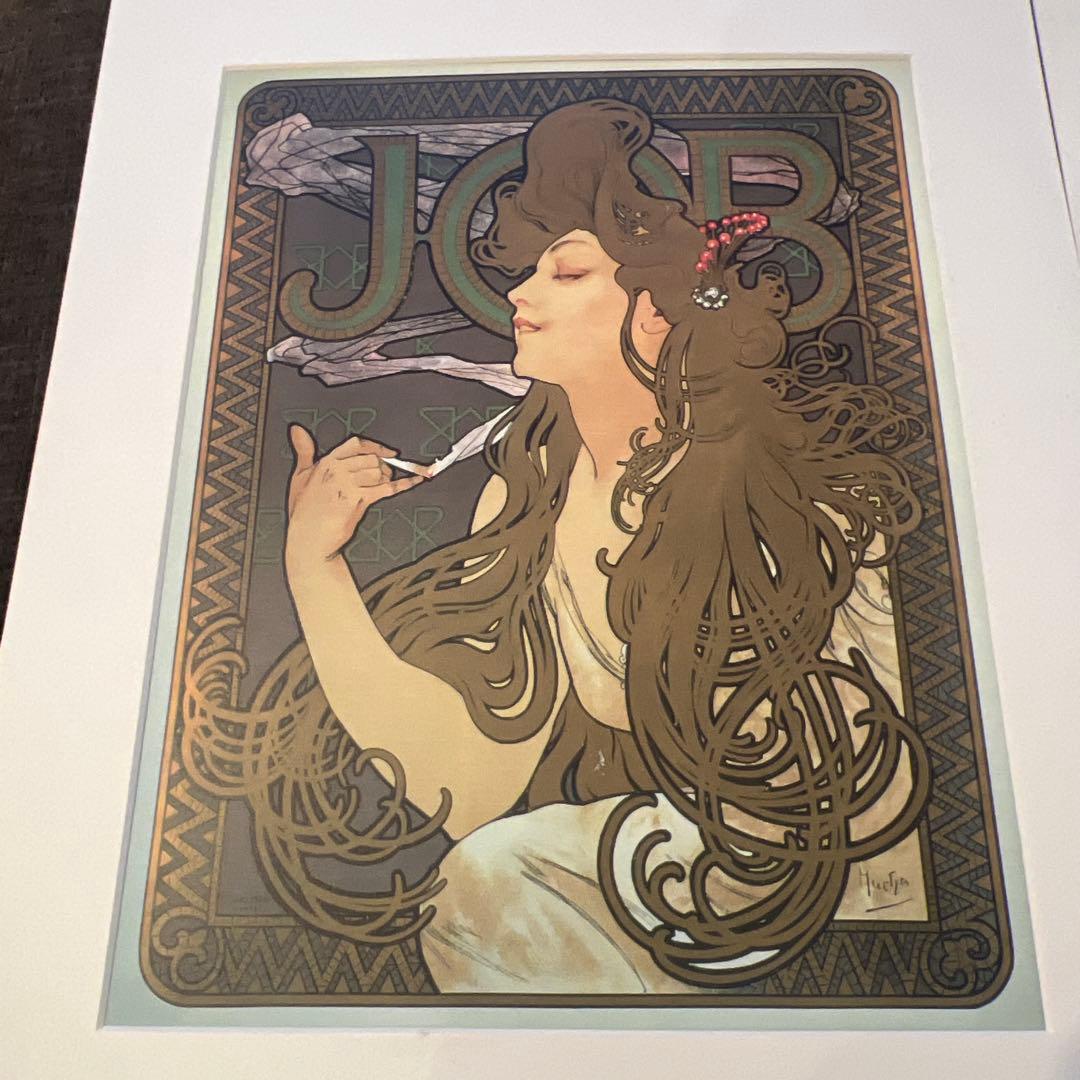 2013年ミュシャ展購入 公式復刻2点セット JOB