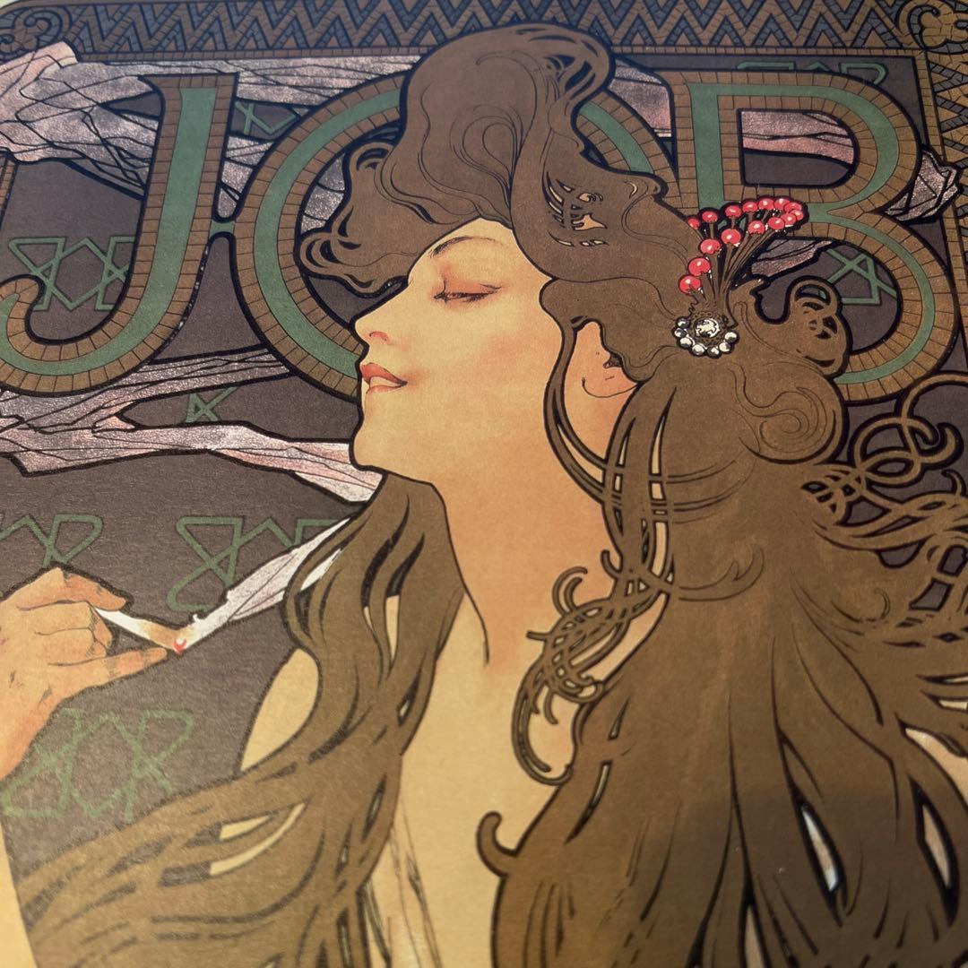 2013年ミュシャ展購入 公式復刻2点セット JOB