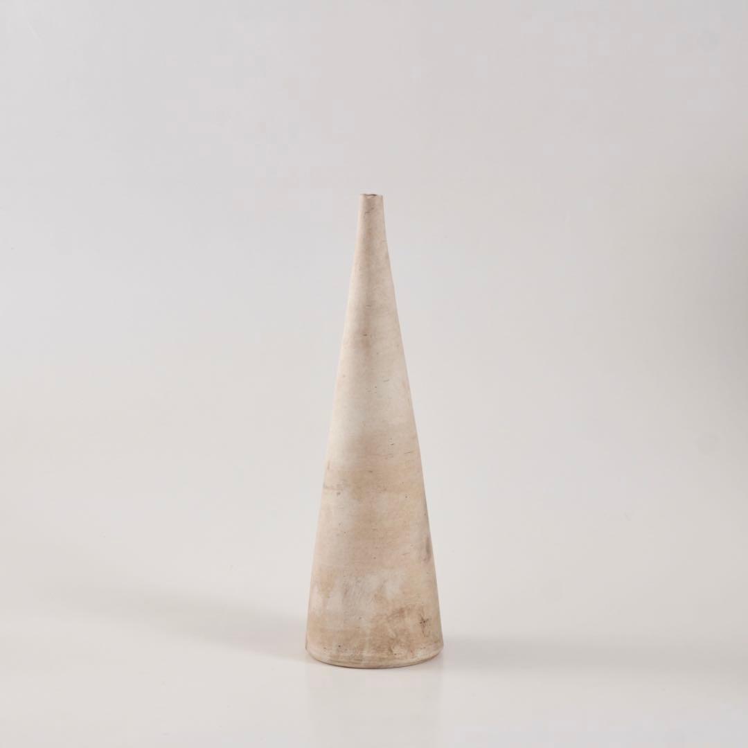 塔のような 陶立体 花器？ フラワーベース？ 古道具 アンティーク オブジェ