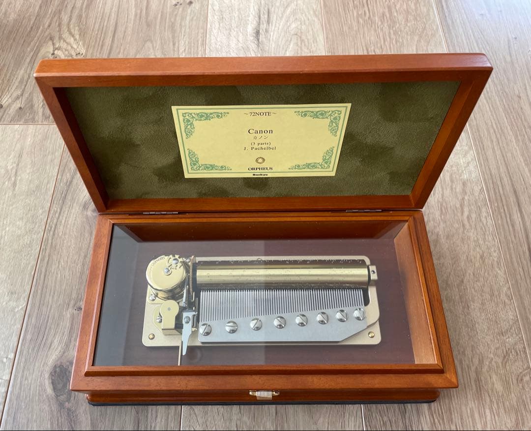 サンキョー オルフェウス オルゴール　カノン 72音