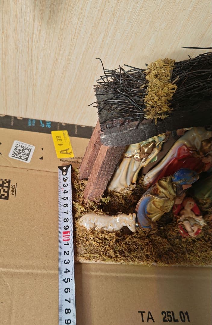 キリストの降誕 誕生シーン◎クリスマス◎フィギュア◎飾り◎陶器◎宗教