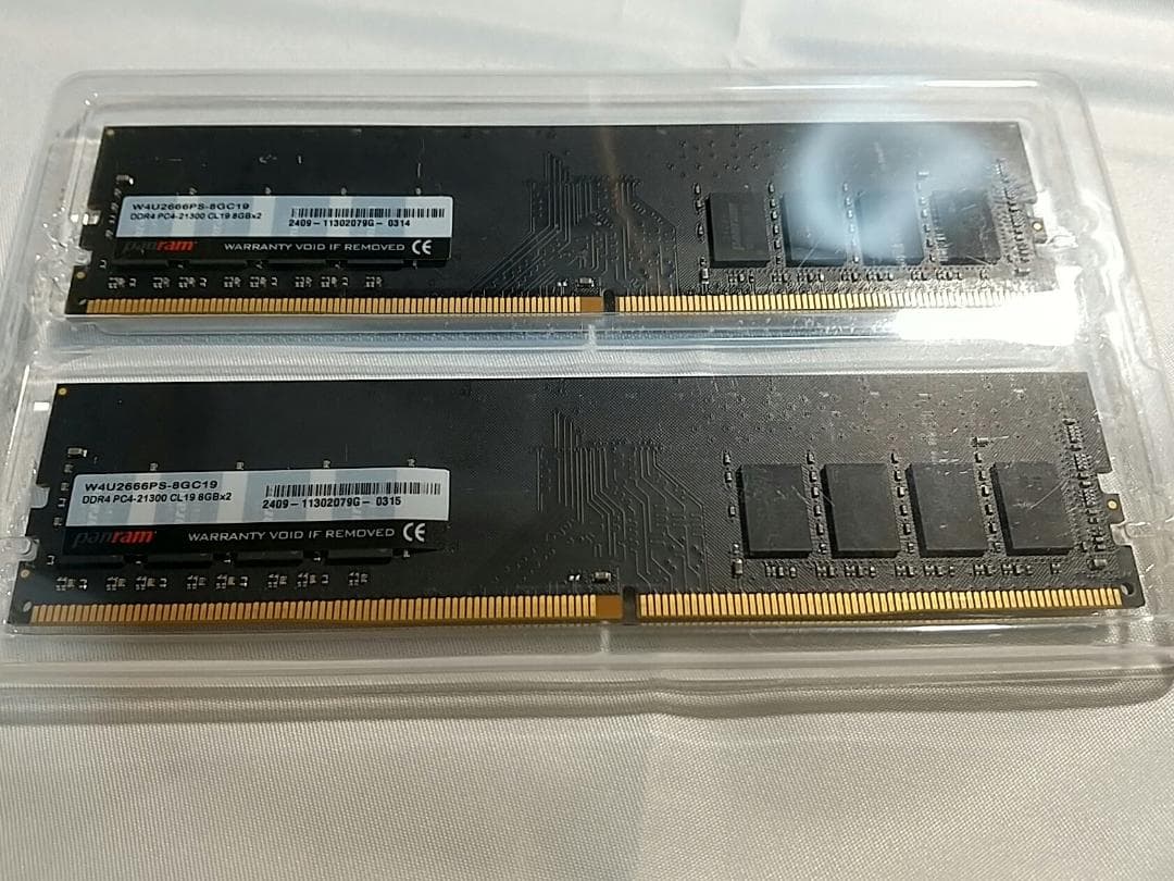 【動作確認済】panram 16GB (2 x 8GB) DDR4 2666
