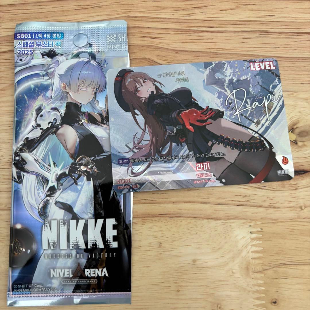 ☆韓国AGF2025先行発売☆ニベルアリーナ　トレカ NIKKEラピ