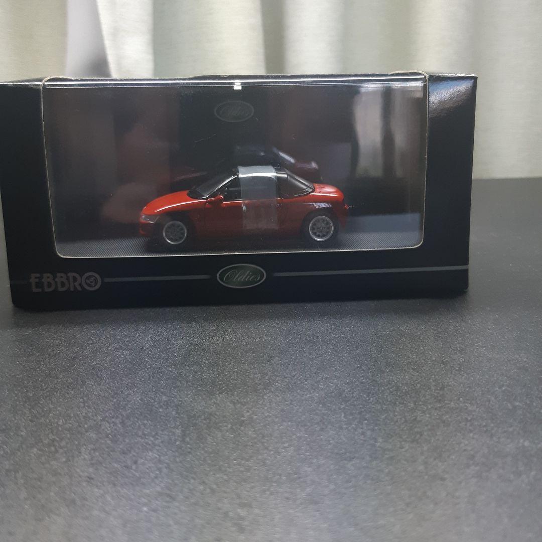 エブロ 1/43 ホンダ ビート 1991 レッド絶版