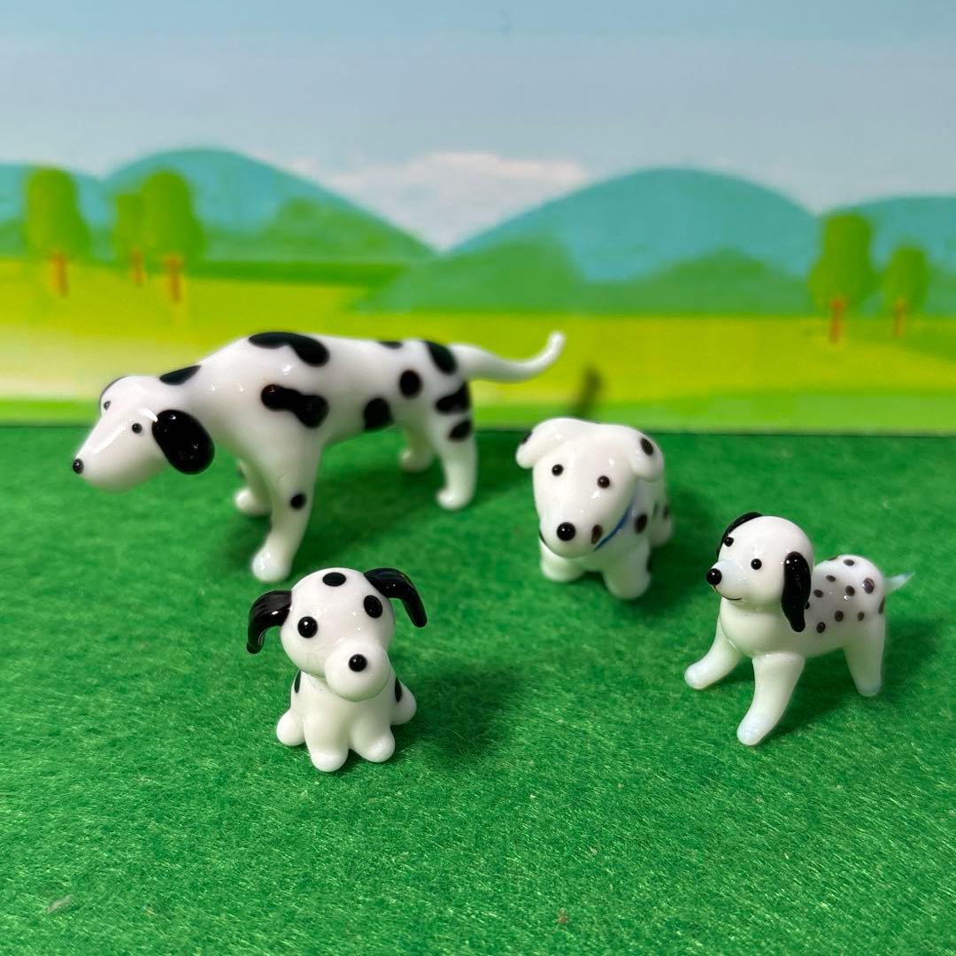 ダルメシアン　ガラス細工