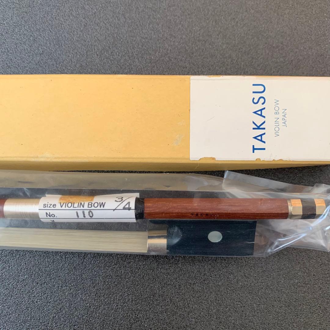 TAKASU バイオリン弓 110サイズ(3/4)未使用新品