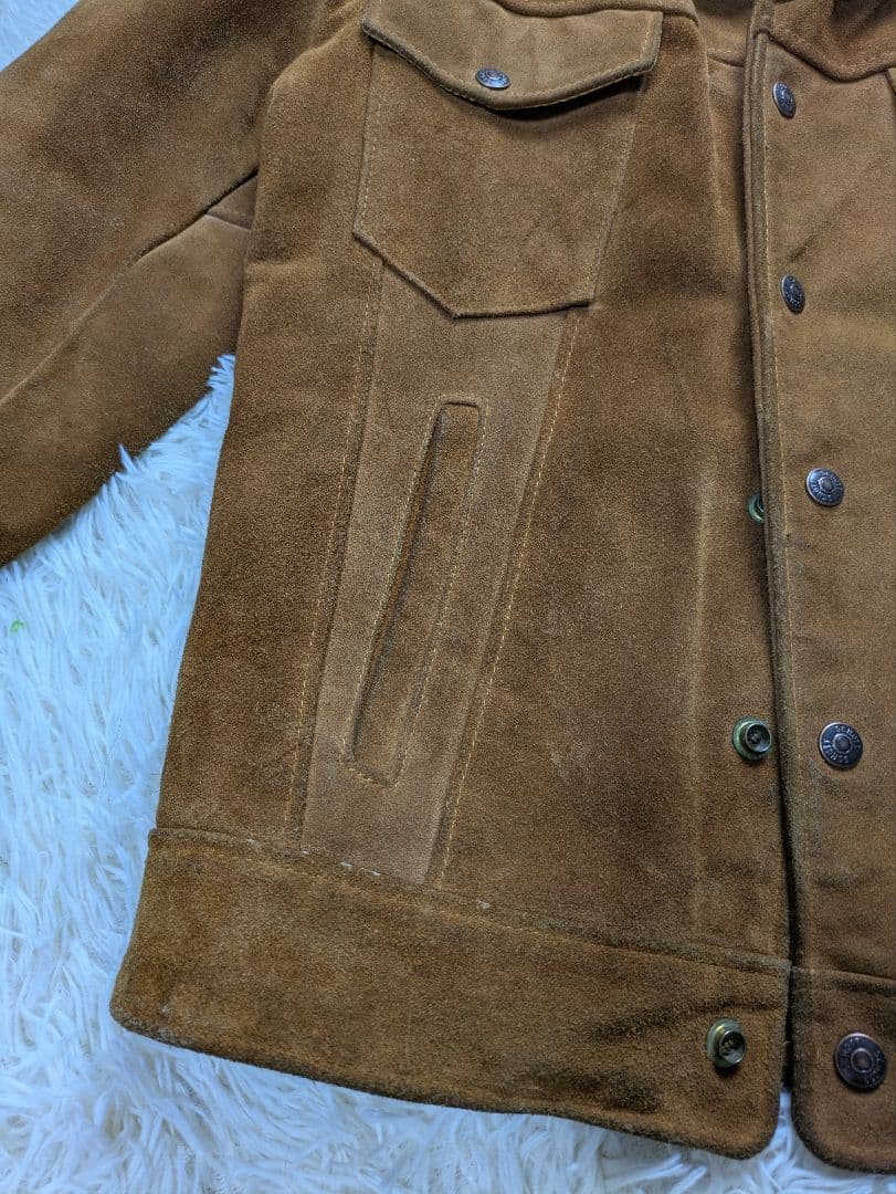 USA製 Schott　トラッカージャケット　3rd　スエード