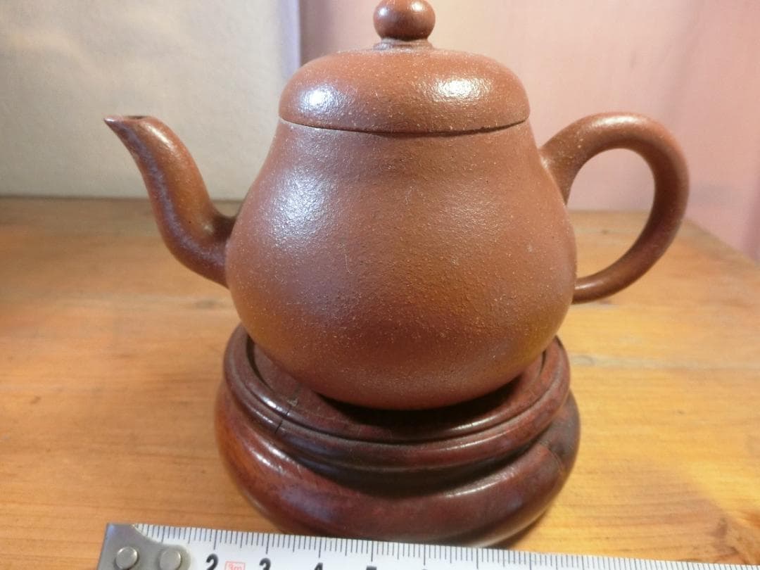 中国宜興紫砂壷　梨皮名壺　古い急須　　本物保証