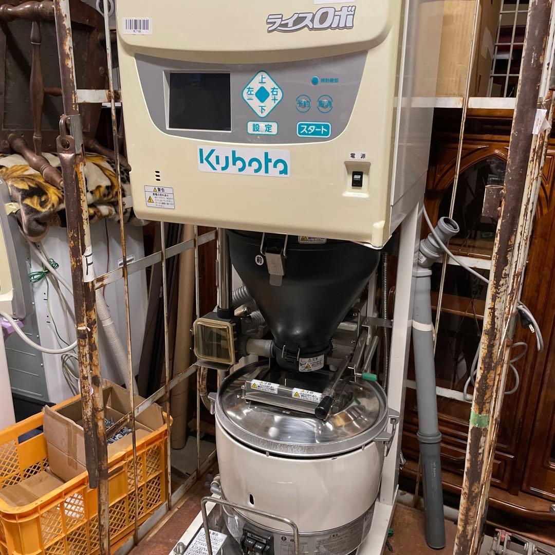 2019年製クボタライスロボ 業務用自動炊飯器　単相100V 都市ガス業務用