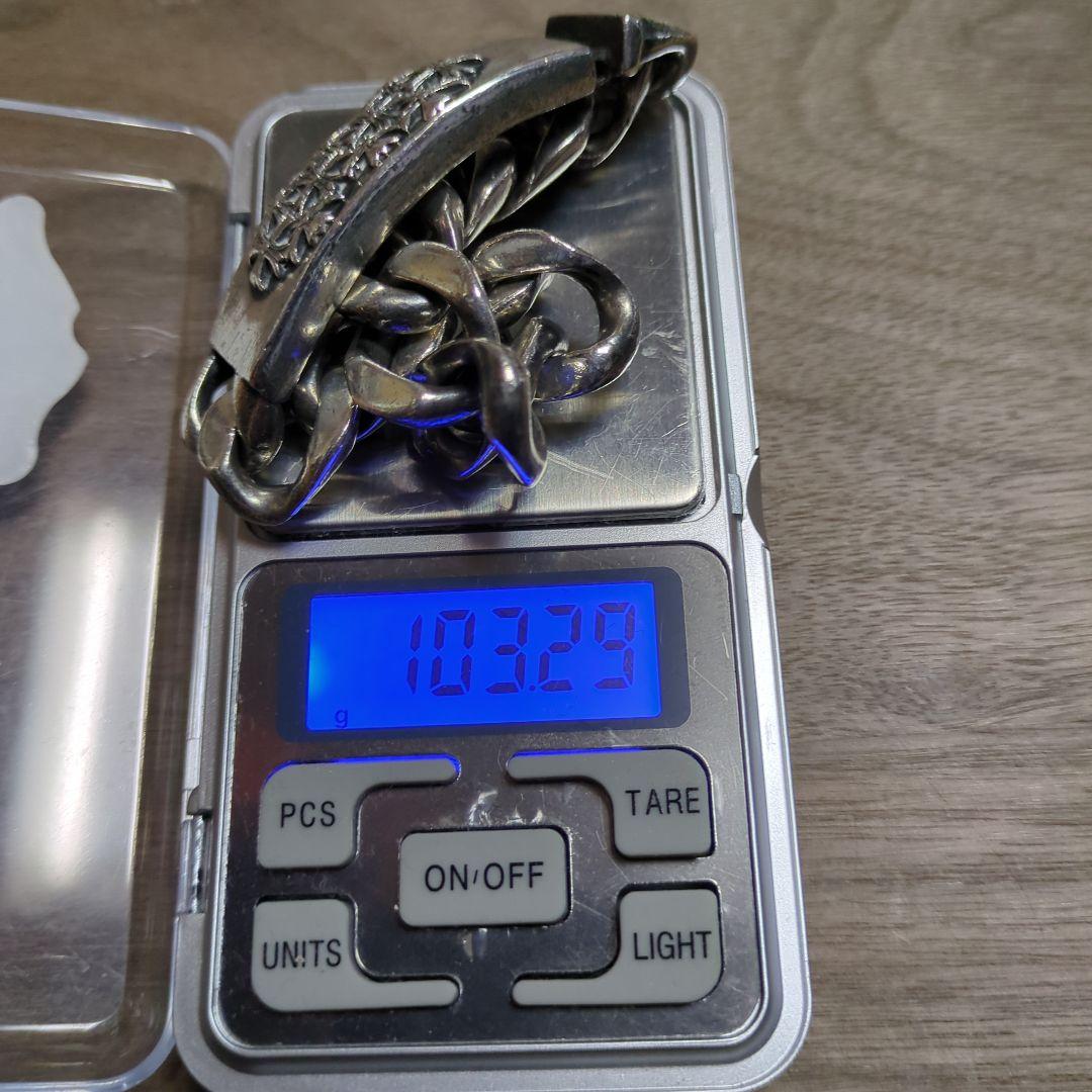 重量級 シルバーブレスレット