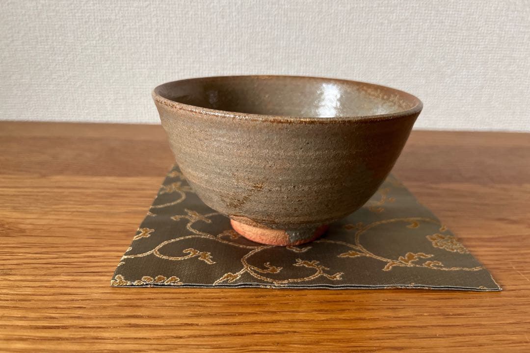 唐津茶碗（中里 重利作）共箱 【茶道用抹茶碗】