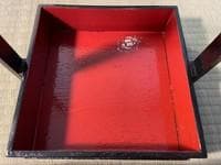 2段重（漆塗り、金蒔絵　伝統工芸・大丸京都店取扱品）