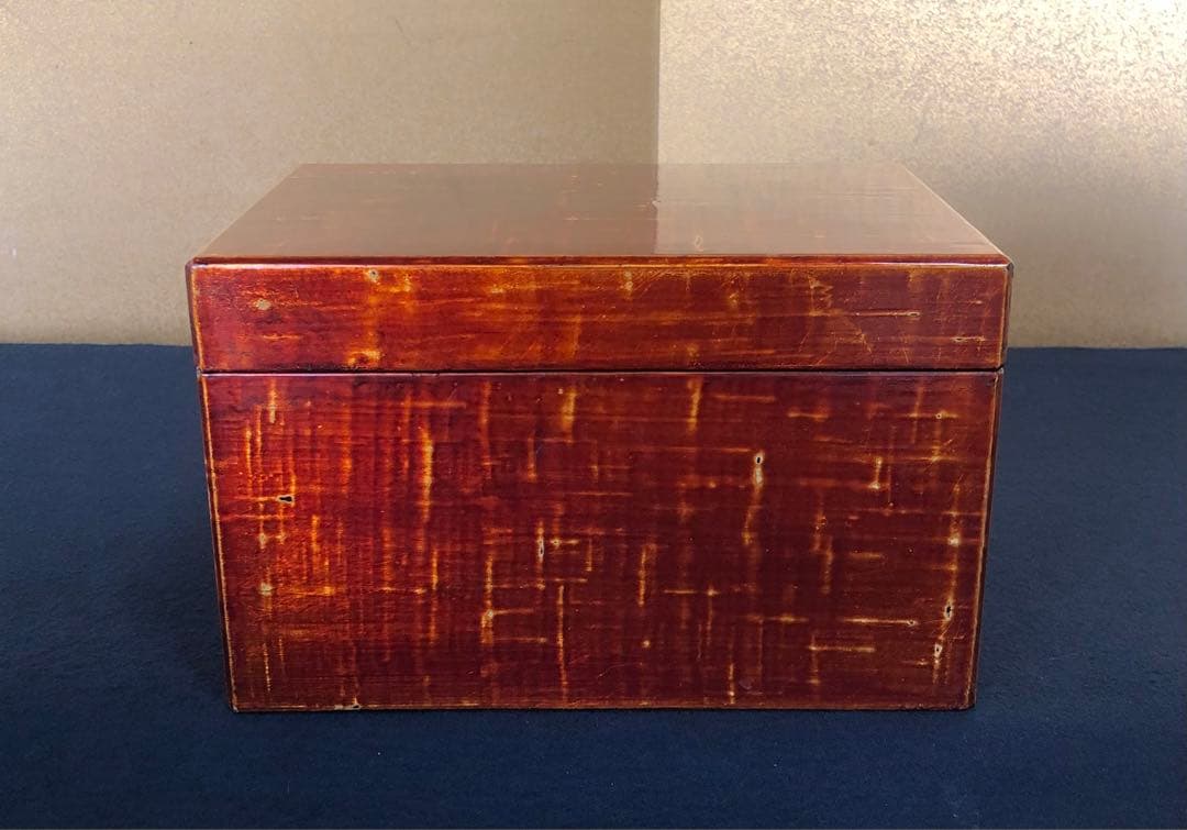 ‼️割引《R》茶道具 茶箱 お茶道具9点 帛紗 仕覆付　250731F3