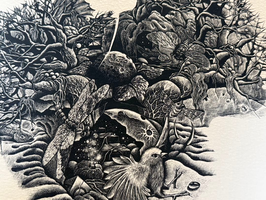 小林敬生作　静止した刻　オリジナル木口木版画集　サイン番号入　送料込み1222